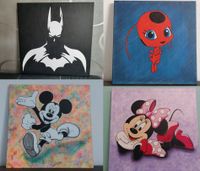 Bilder - Mickey Maus - Minnie - Batman - Tikki Miraculous Deko Bochum - Bochum-Mitte Vorschau