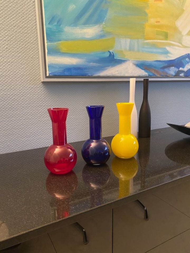 Ritzenhoff Dieter Sieger 3 kleine Vasen Set in Centrum