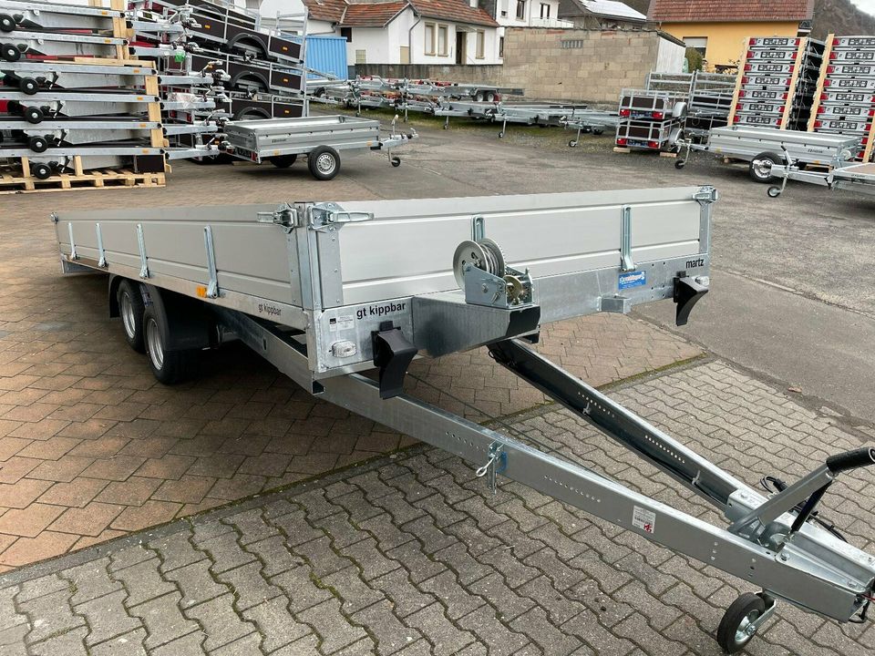 Martz Multitransporter Uni Hochlader Kippbar 456x200 2700-3000kg in Monzingen