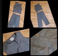 REVIEW Set = Weste + 7/8 Hose ♡Grau♡ Wolle♡Gr.36/38/40 ♡ Top Sachsen - Tharandt Vorschau