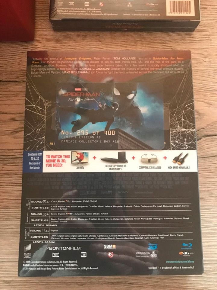 Spider-Man Far From Home Filmarena Fullslip Steelbook Lenticular in Stadlern