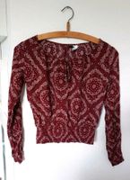 Bluse Bohemian Style 34 XS S Crop Top Shirt rot 158 Leipzig - Lindenthal Vorschau