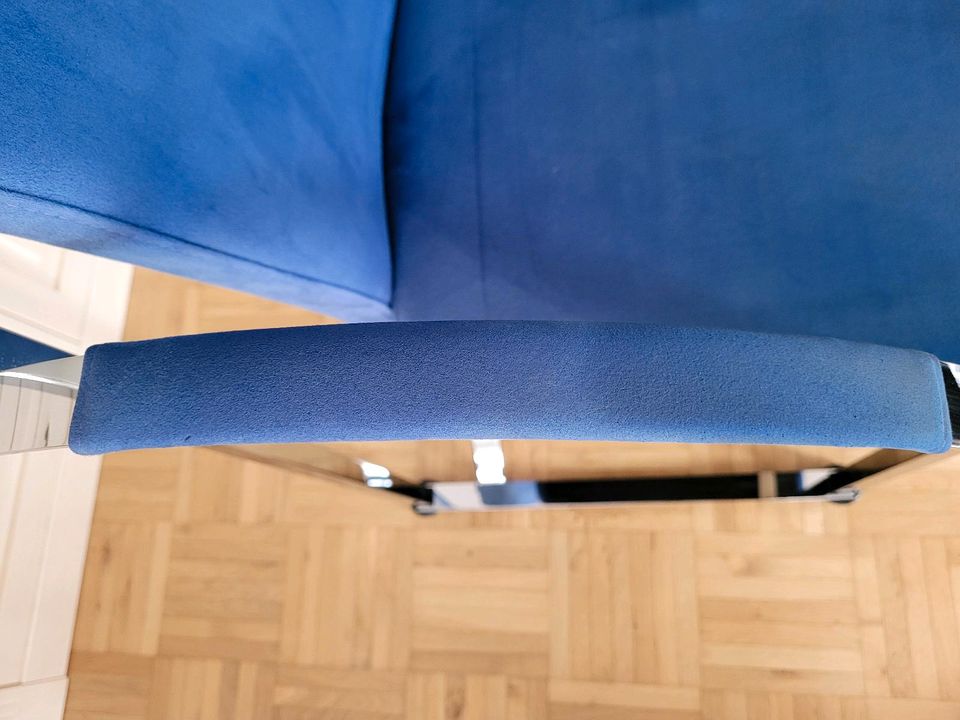 Ronald Schmitt Designmöbel Sessel Armlehnstuhl Chromgestell in Bonn