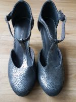 TAMARIS Riemchen Pumps Grau Snakeprint Glitzer Gr.37 Eimsbüttel - Hamburg Eimsbüttel (Stadtteil) Vorschau