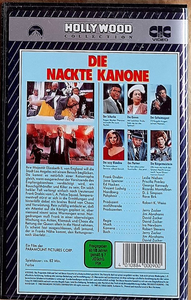 4 VHS: Schtonk, Rossini, No way out, Die Nackte Kanone.UNBENUTZT! in Remshalden