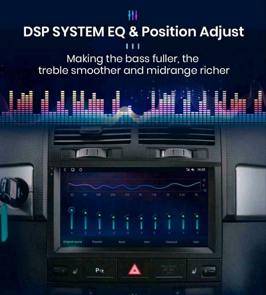 VW Volkswagen Touareg 2002-2010 2 din autoradio GPS Track in Burghausen