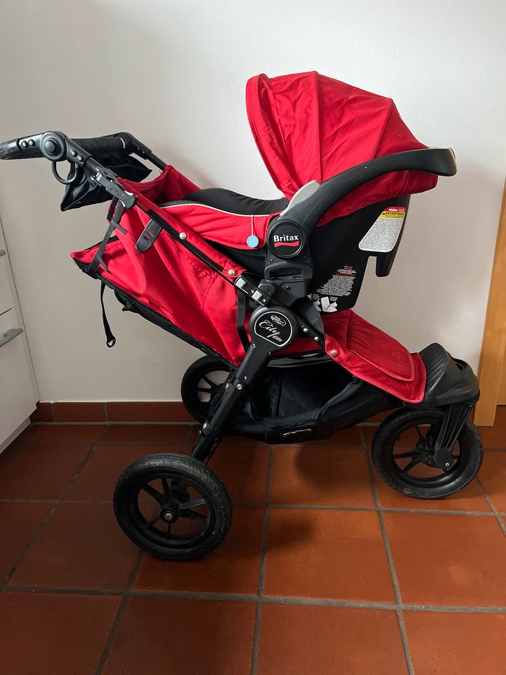 Britax Baby Jogger Kinderwagenset Sportwagen, Babywan, Babyschale in Meckenheim