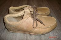 Clarks Leder Herren Schuhe Halbschuhe beige Gr. 44 44,5 UK 10G Baden-Württemberg - Karlsruhe Vorschau