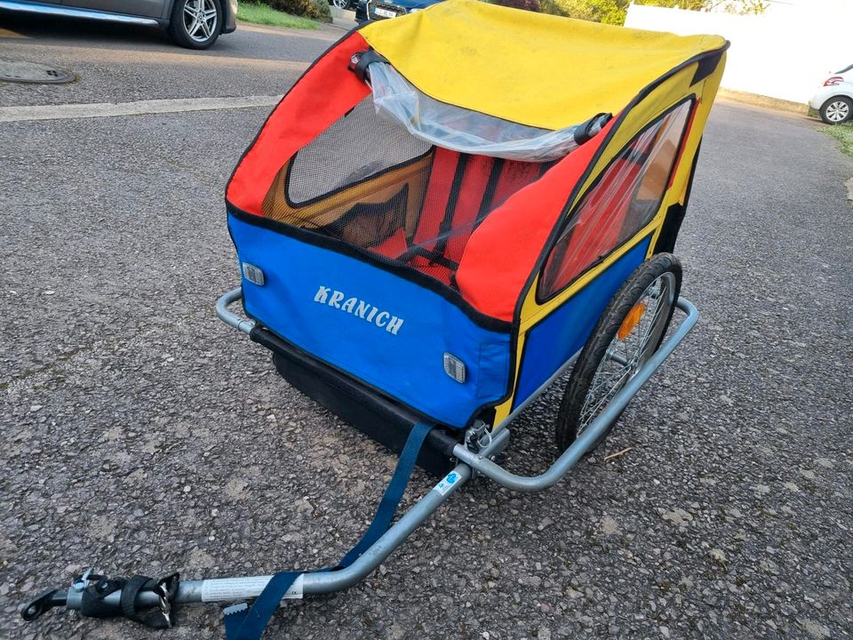 Kranich Fahrradanhänger für 2 Kinder in Dillingen (Saar)