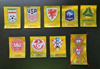 PANINI Fußball WM 2022 Qatar - Glitzersticker & Logos - nur 65 ct Hessen - Seligenstadt Vorschau