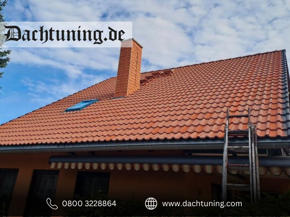 Dachreinigung, Fassadenreinigung mit anschließender Nanotechbeschichtung in Paderborn