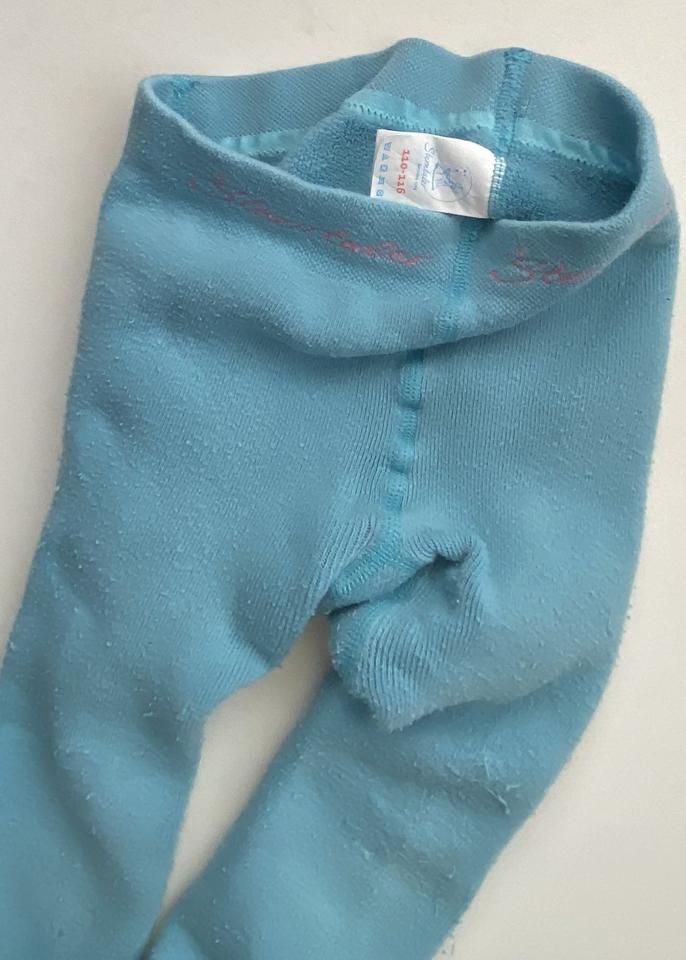 Sterntaler Thermolegging Strumpfhose türkis Kronen Gr. 110/116 in Neckarsulm
