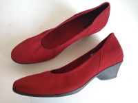 Damen Schuhe Ballerinas Loafer Pumps ARCHE Gr 41 rot Veloursleder Duisburg - Rheinhausen Vorschau