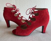 Rote Pumps / Peeptoes 5th Avenue Echtleder, Gr. 38 - NEU Bayern - Schöllkrippen Vorschau
