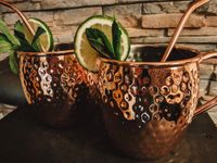 Kupferbecher aus Edelstahl | Moscow Mule Cocktail Event mieten Hessen - Petersberg Vorschau