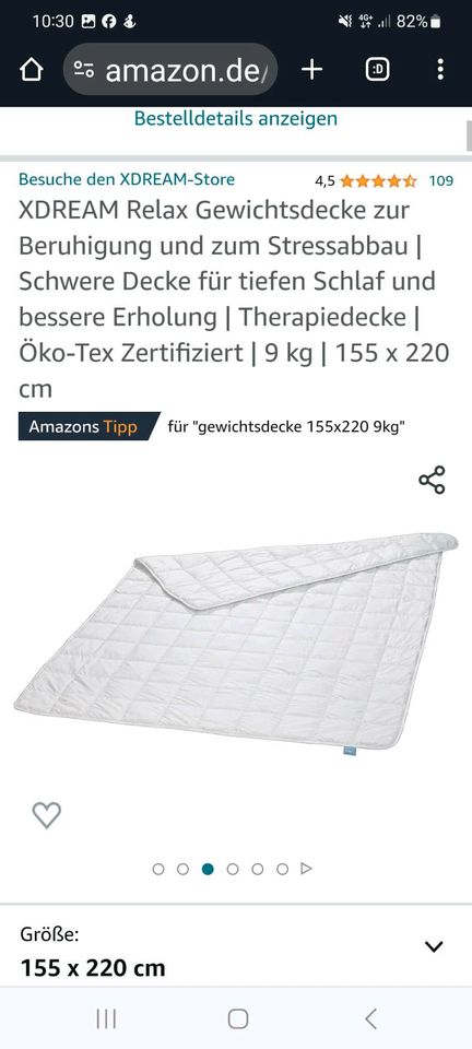 Gewichtsdecke Therapie Decke in Meldorf