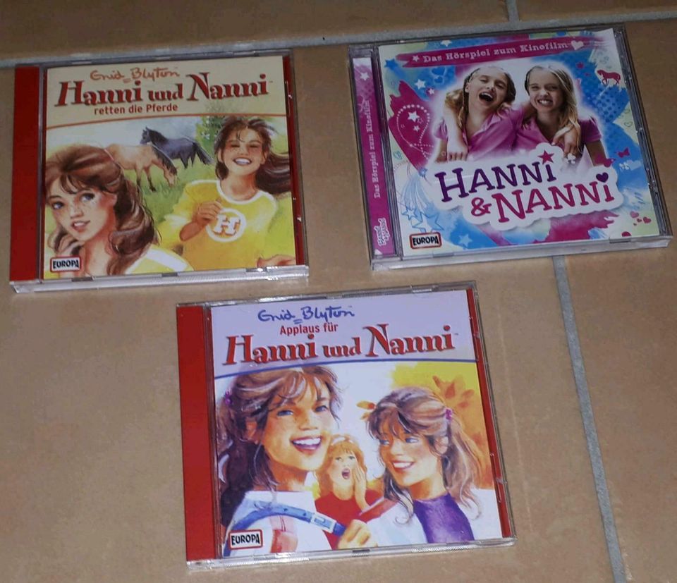 3 sehr gut erhaltene Hanni und Nanni Hörspiel CDs in Reppenstedt