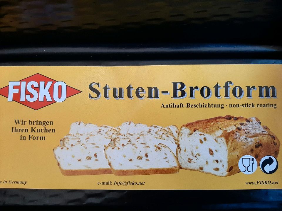 Fisko Stuten-Brotform Backform Kastenform NEU in Meerbusch