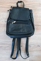 schwarzer City Rucksack echtes Leder | kleiner Rucksack Damen Mecklenburg-Vorpommern - Wiek Vorschau