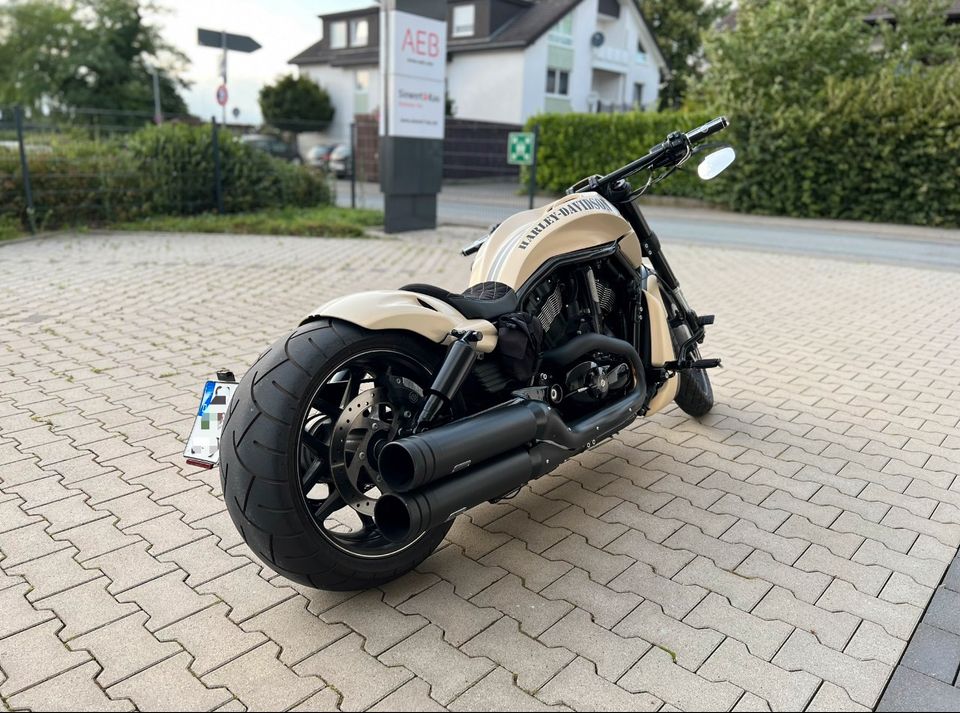 Harley Davidson Night Rod Special Sand Camo Jekill tief breit TÜV in Möhnesee