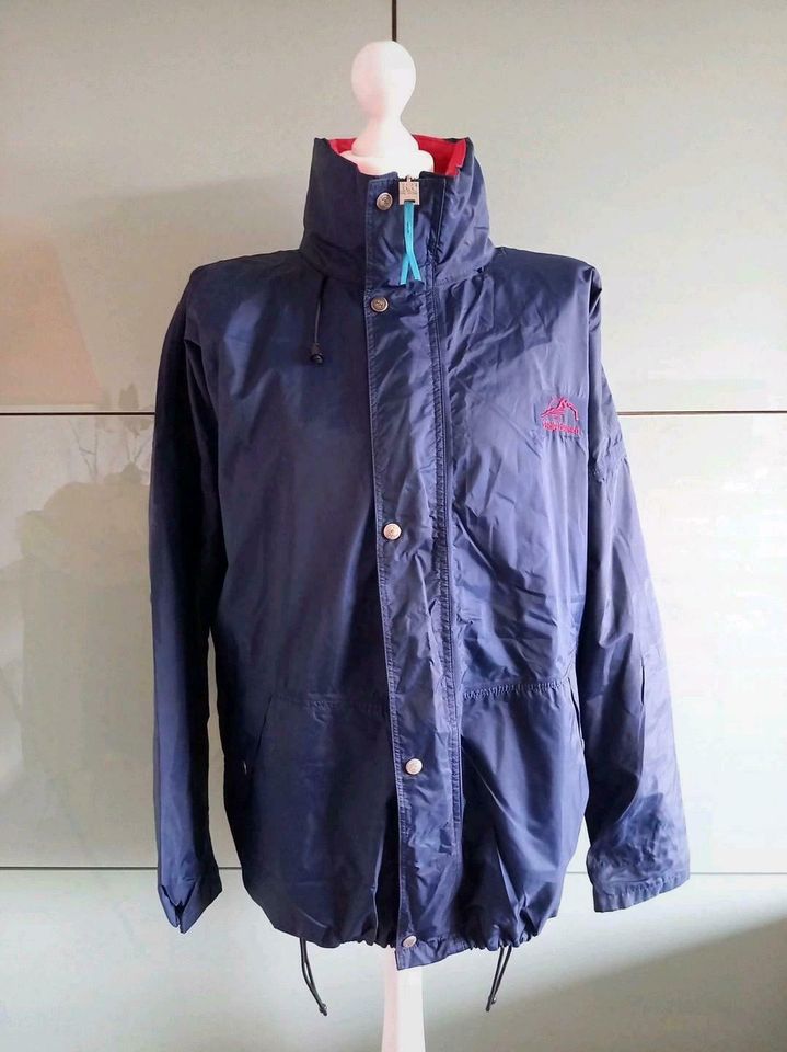 True 90ies dunkelblaue Helly Hansen Jacke Regenjacke Windbreaker in Köln