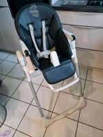 Hochstuhl Kinderstuhl schwarz Leder Peg Perego prima Pappa Zero 3 Nordrhein-Westfalen - Arnsberg Vorschau