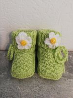 Babyschuhe /Socken gestrickt Lindgrün neu Baden-Württemberg - Baienfurt Vorschau