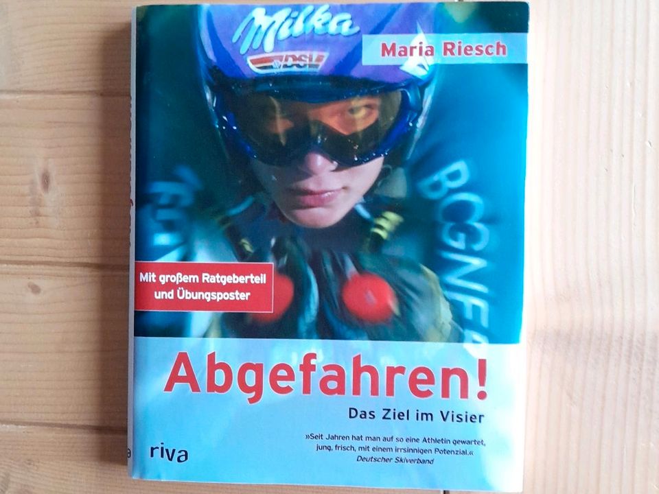 Maria Höfl-Riesch Abgefahren gebundenes Buch neuwertig in Müschenbach