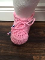 Füßlinge Strick Schuhe Babyschuhe selbst gestrickt Rosa Neu Kreis Pinneberg - Schenefeld Vorschau