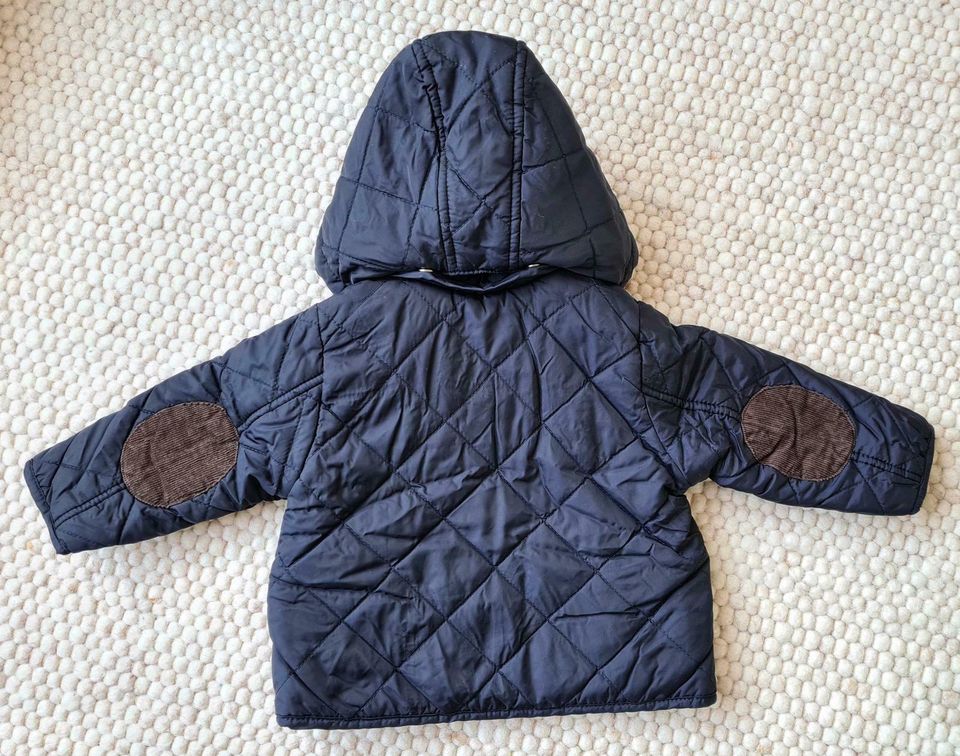 Zara Baby Jacke Steppjacke Übergangsjacke mit Kapuze, Gr. 74, mar in Ingolstadt