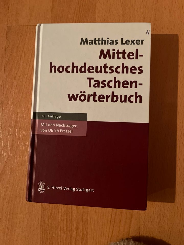 Mittelhochdeutsches Taschenwörterbuch, 38. Auflage in Köln