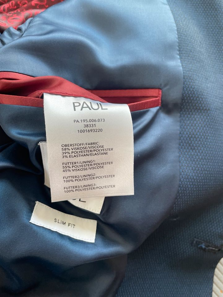 Sakko Jackett Paul Slim fit Gr. 44 wie neu einmal getragen in Taunusstein