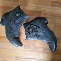 Think Stiefeletten - 36 - grün / oliv - Leder Hessen - Hüttenberg Vorschau