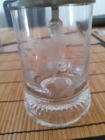 Bierkrug aus Glas mit Deckel Bayern - Oberhaid Vorschau