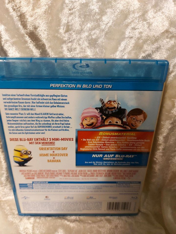 Ich einfach unverbesserlich 1-3 Blu Ray und Plüsch Minion ca.36cm in Kiel