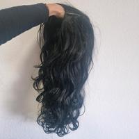 Perücke schwarz 70 cm Lang Nordrhein-Westfalen - Ratingen Vorschau