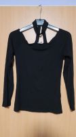 Langarmshirt mit Choker gerippt Gr. M schwarz Nordrhein-Westfalen - Herford Vorschau