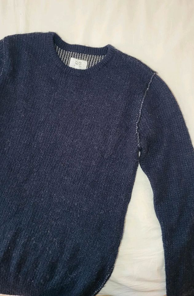 QS Wolle Strick Pullover L 50 Schurwolle Pulli in Hamburg