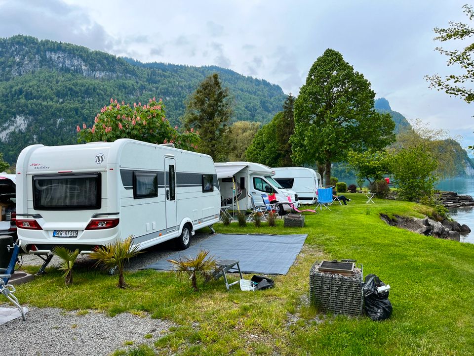 Miete Mich! Vermietung Hobby Wohnwagen + Mover + Klima + Vorzelt in Jockgrim