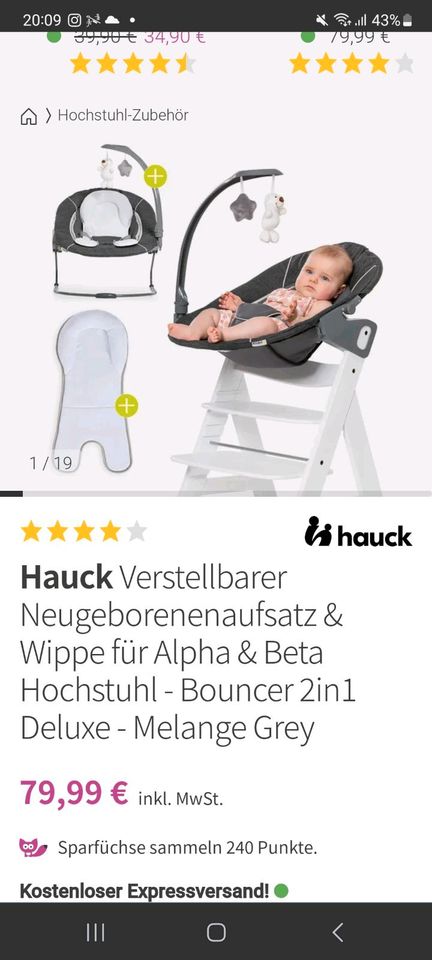 Hauck new born aufsatz in Nürnberg (Mittelfr)