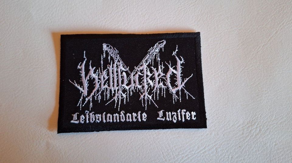 Hellf*cked Patch Metal Black Death Pagan Kutte Weste Jacke in Goslar