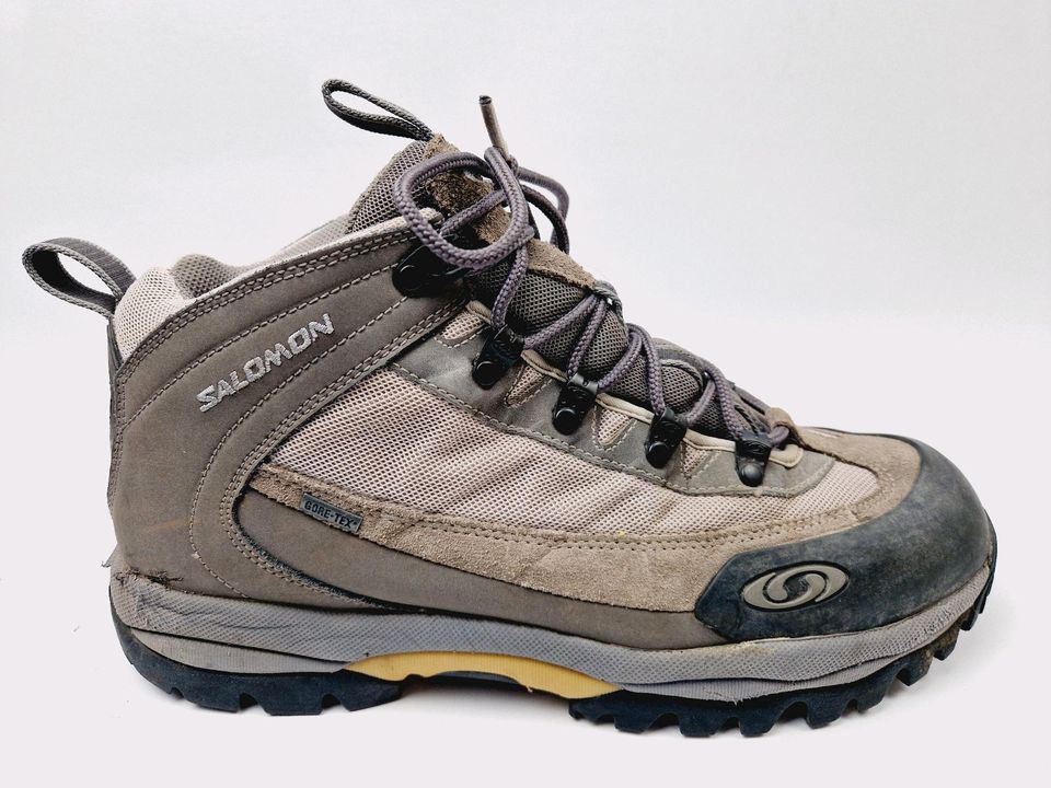 Salomon Wanderschuhe Gore-Tex Gr. 44 ⅔ / Braun 857958 Gut in Worms