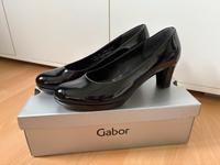 Gabor Pumps Größe 38 schwarz Lack 5 cm Absatz Plateau NEUWERTIG Bayern - Bayreuth Vorschau