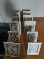Tischnummern mit Fotorahmen in gold und weiß Berlin - Lichtenberg Vorschau