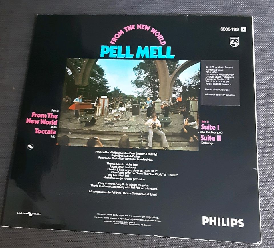 Pell Mell LP, Rockband Original mit Autogramme in Ludwigshafen