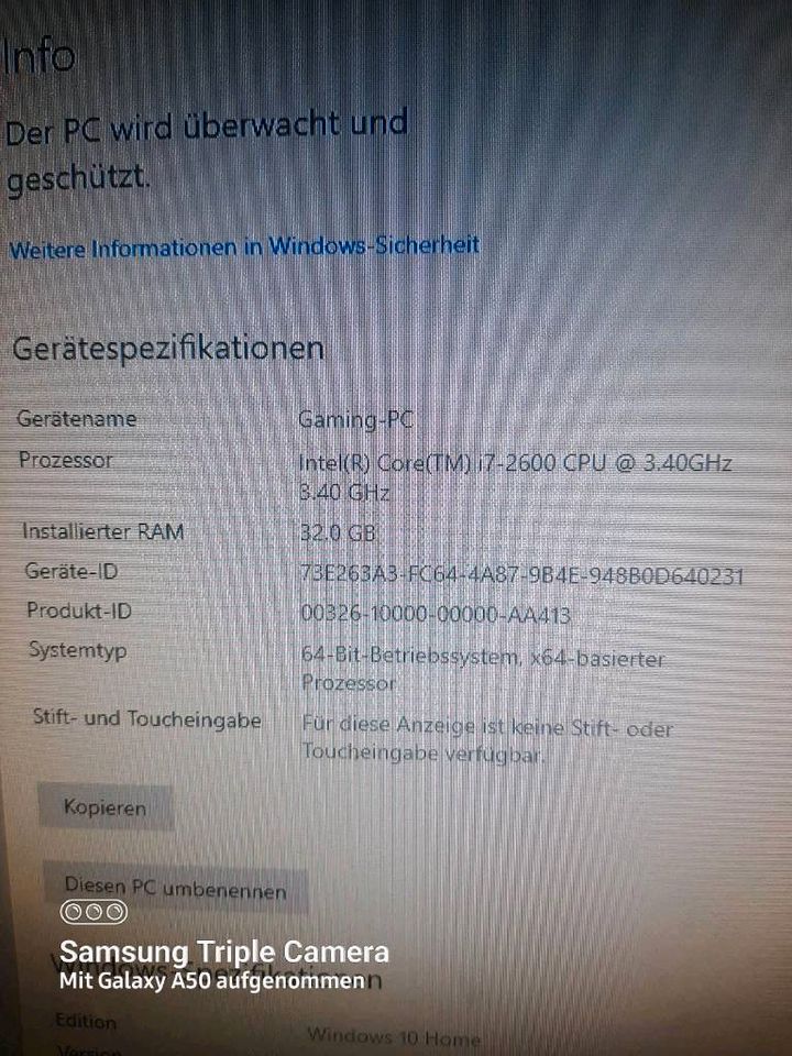 Gaming PC | intel i7 | 32GB RAM | Tausch auch | !!!TOP ANGEBOT!!! in Bückeburg