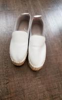 Leder Espadrilles weiß Plateau Gr.38 Sachsen-Anhalt - Salzwedel Vorschau