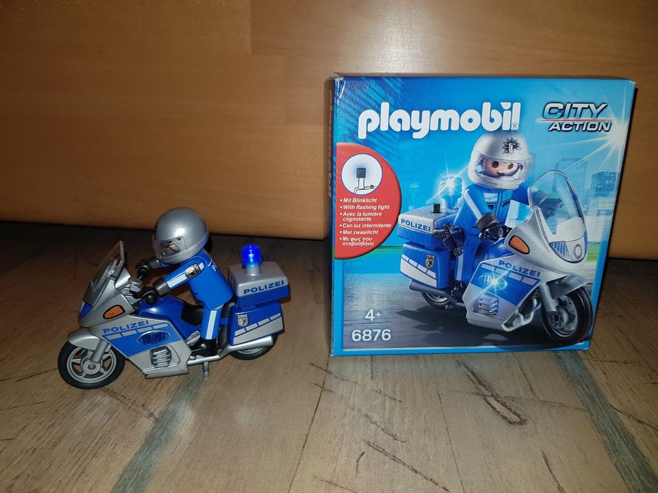 Playmobil 6876 Polizei Motorrad / Motorradpolizei OVP in Sangerhausen