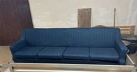 Retro Sofa blau abzugeben Hessen - Vöhl Vorschau