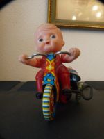 Blechspielzeug Vintage Wind Up Boy TS-753 Suzuki Dreirad Litho Bayern - Baldham Vorschau